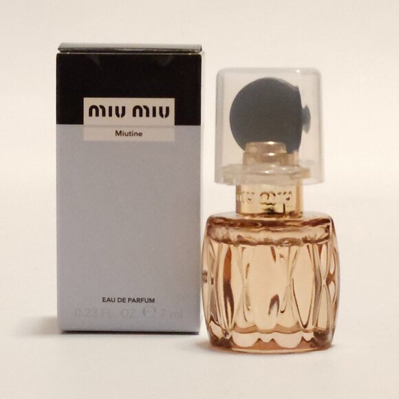 ADORABLE MINI Bottle of Miu Miu Miutine EDP 7ml/0.23 fl. oz. - Picture 6 of 10